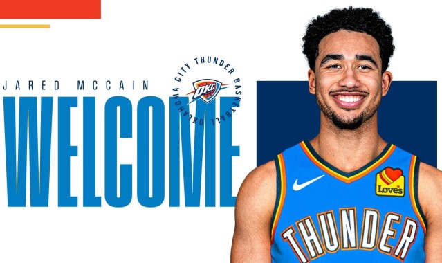 世界杯手机高清观看软件-官方：雷霆通过交易得到“魔仙哥”麦凯恩，并裁掉普拉姆利